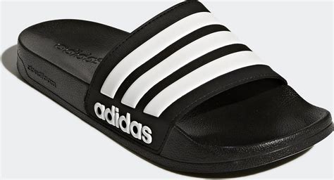 goedkope adidas slippers zwart wit